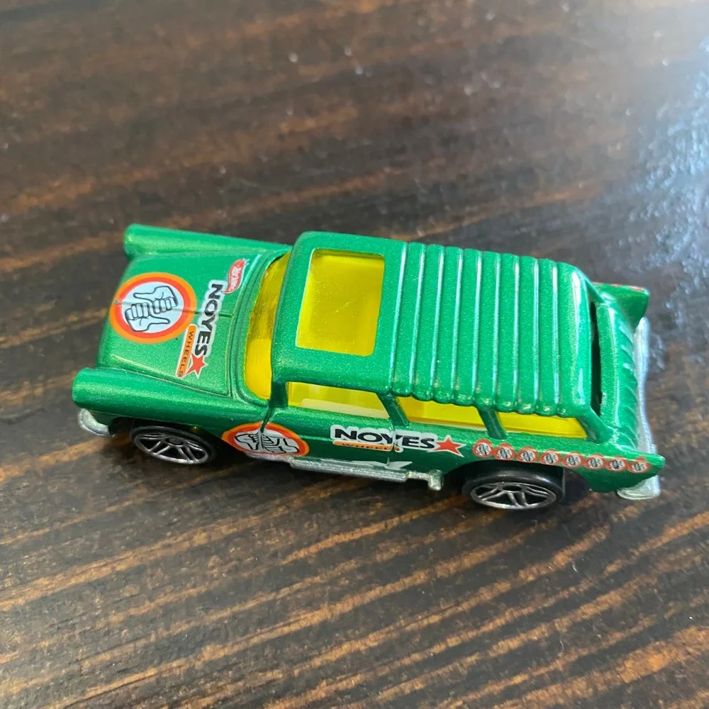 Hot Wheels Chevy Nova Station Wagon‎ Green Noyes Wheels 1969 Casting Diecast Car